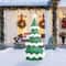 Glitzhome® 4.5ft. Lighted Christmas 3D Mesh Tree Outdoor Décor